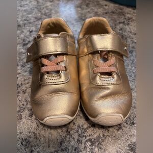 Marc Joseph Gold Kids Sneakers